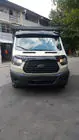 Ford Transit 2014- гг. Козырек на лобовое стекло (черный глянец, 5мм) фото 16