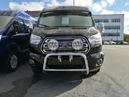 Ford Transit 2014- гг. Козырек на лобовое стекло (черный глянец, 5мм) фото 7