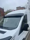 Ford Transit 2014- гг. Козырек на лобовое стекло (черный глянец, 5мм) фото 21