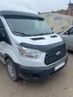 Ford Transit 2014- гг. Козырек на лобовое стекло (черный глянец, 5мм) фото 18