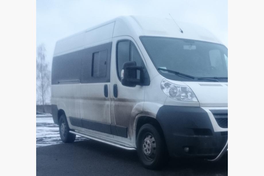 Citroen Jumper 2007-2025 гг. Боковые Подножки Premium (2 шт., Нержавейка) Средняя база, Ø60 Фото 2