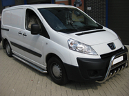 Citroen Nemo 2007-2017 гг. Боковые Подножки Premium (2 шт., Нержавейка) фото 1