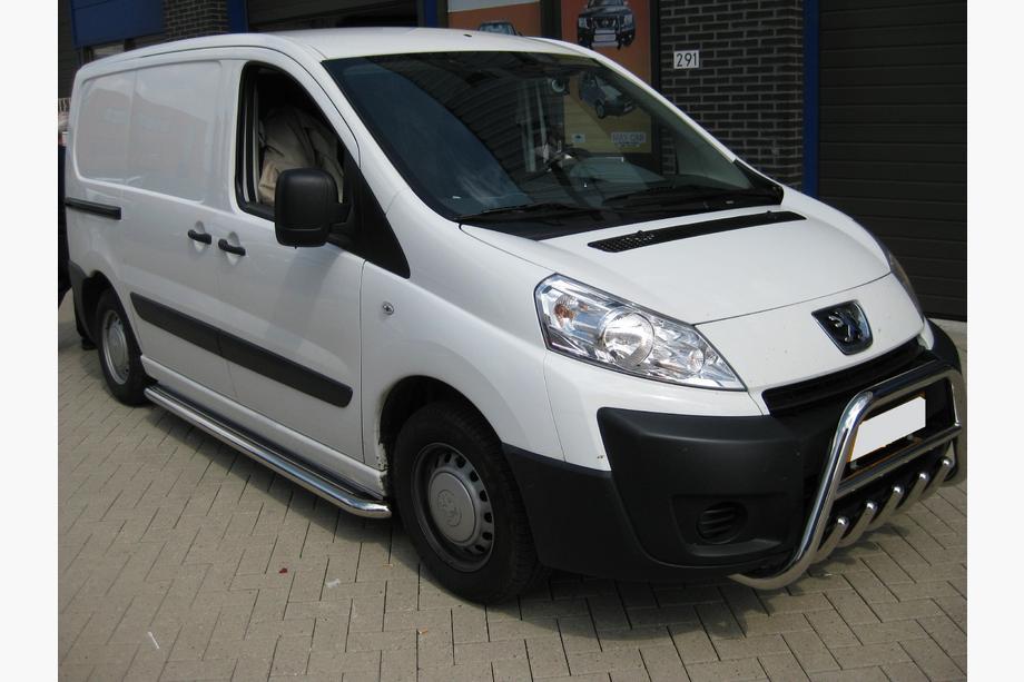 Citroen Nemo 2007-2017 гг. Боковые Подножки Premium (2 шт., Нержавейка) Image