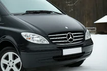 Mercedes Vito W639 2004-2014 гг. Накладка на решетку 2004-2010 нержавейка фото 1