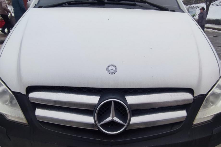 Mercedes Vito W639 2004-2014 гг. Накладки на решетку 2010-2015 Нержавеющая сталь OmsaLine - Итальянская Нержавейка Фото 3