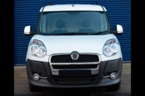 Fiat Doblo II 2010-2022 гг. Накладки на решетку радиатора (2010-2015, полный комплект, нержавейка) фото 2