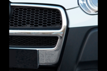 Fiat Doblo II 2010-2022 гг. Накладки на решетку радиатора (2010-2015, полный комплект, нержавейка) фото 6