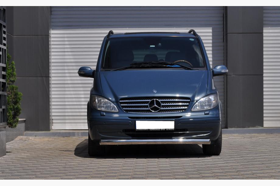 Mercedes Vito W639 2004-2014 гг. Передняя защита ST008 (нержавейка) Фото 4