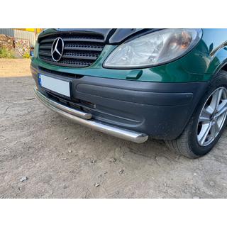 Передняя защита ST014 (нержавейка) фото 1