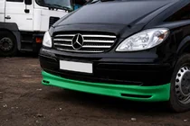 Mercedes Vito W639 2004-2014 гг. Накладка на бампер BRB V1 (под покраску) Год 2010-2015 фото 5