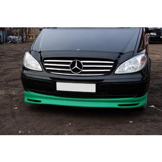 Накладка на бампер BRB V1 (под покраску) Mercedes Vito W639 2004-2014 гг. фото 4