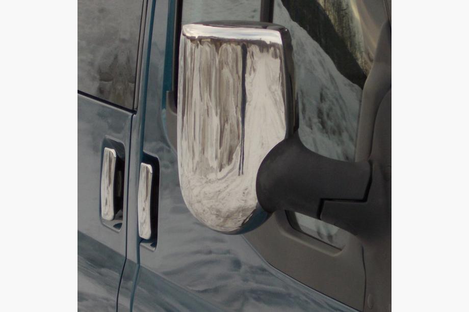 Ford Transit 2000–2014 гг. Хромированные Накладки на Зеркала (2 шт.) Carmos - Хромированный пластик Фото 4