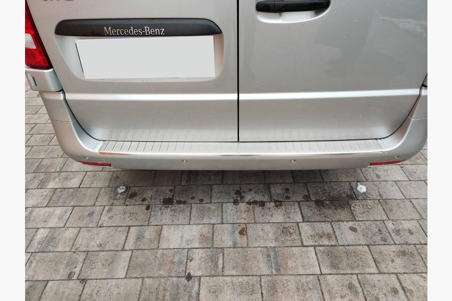 Mercedes Vito/V-class W447 2014- гг. Накладка на задний бампер OmsaLine Нержавейка Фото 12