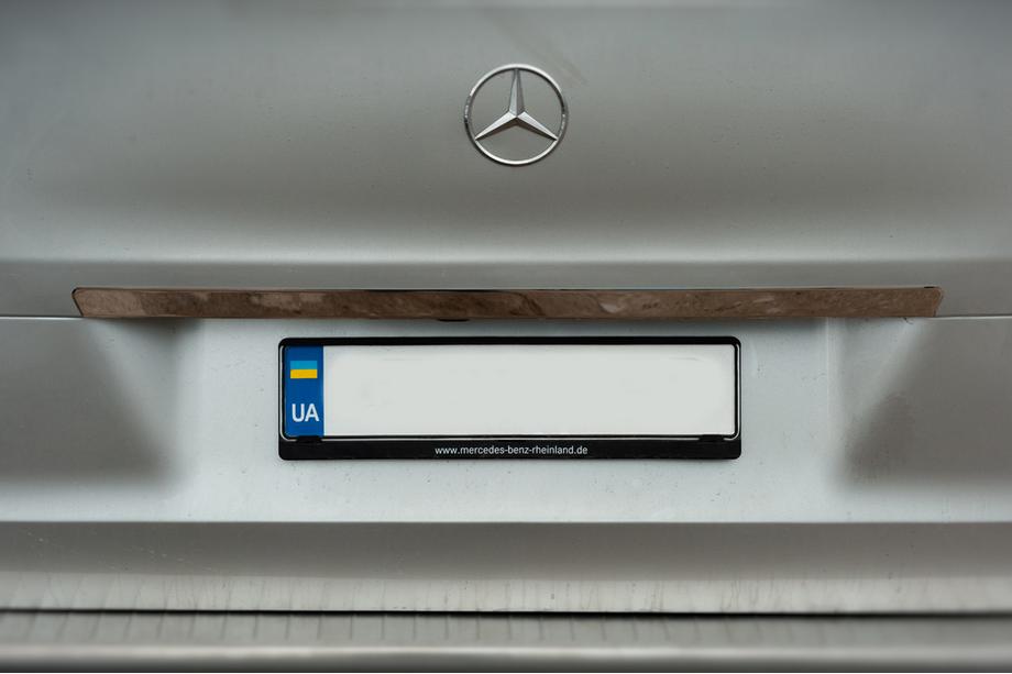 Mercedes Vito/V-class W447 2014- гг. Накладка на задний бампер OmsaLine Нержавейка Фото 6