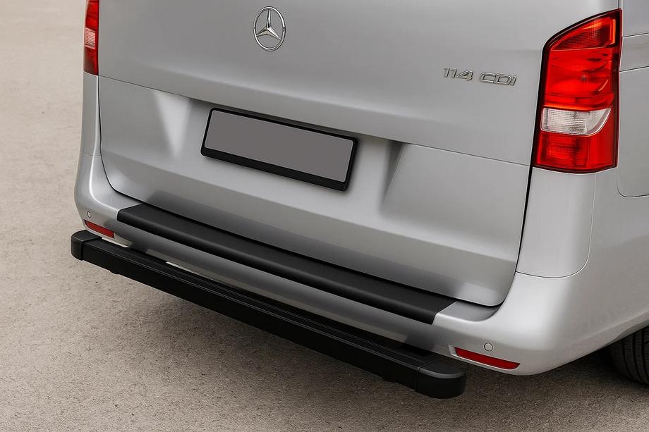 Mercedes Vito/V-class W447 2014- гг. Задняя дуга Moonlight (Алюминий) Черный Фото 2