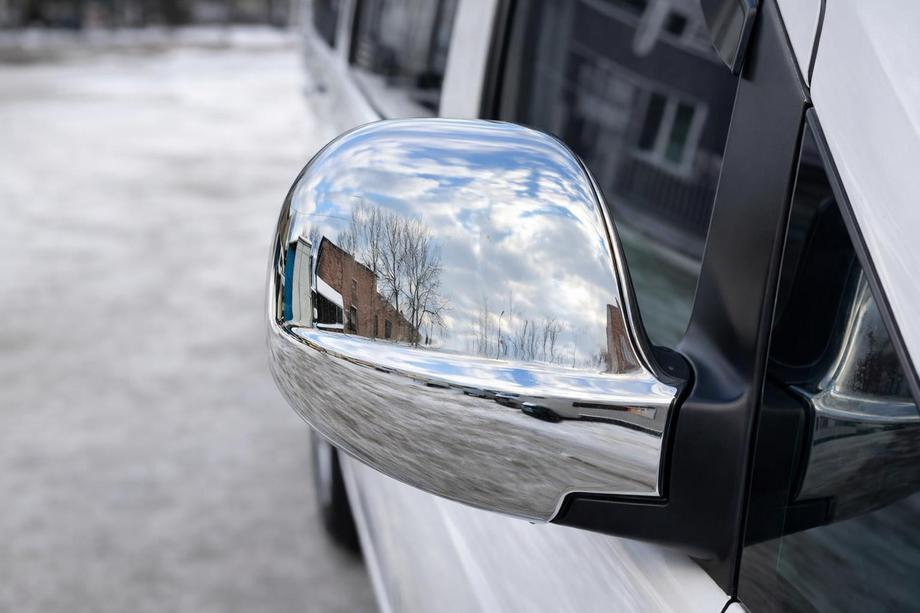 Mercedes Viano 2004-2014 гг. Хромированные Накладки на Зеркала VITO 2004-2010 (2 шт) Image