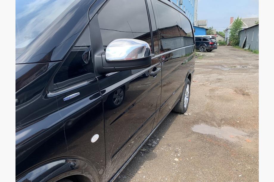 Mercedes Viano 2004-2014 гг. Хромированные Накладки на Зеркала VITO 2010-2014 (2 шт) Фото 11