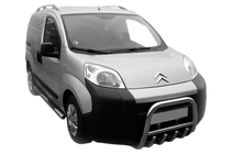 Fiat Fiorino/Qubo 2008-2024 гг. Кенгурятник QT006 (нерж. сталь) фото 1