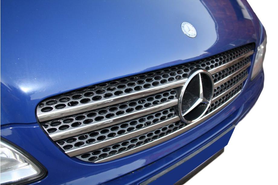 Накладки на решетку хромированные (7 частей, нержавейка) Image Накладки на решетку хромированные (7 частей, нержавейка) Image