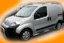 Fiat Fiorino/Qubo 2008-2024 гг. Боковые трубы Ø70 (2 шт., Нержавейка) фото 2