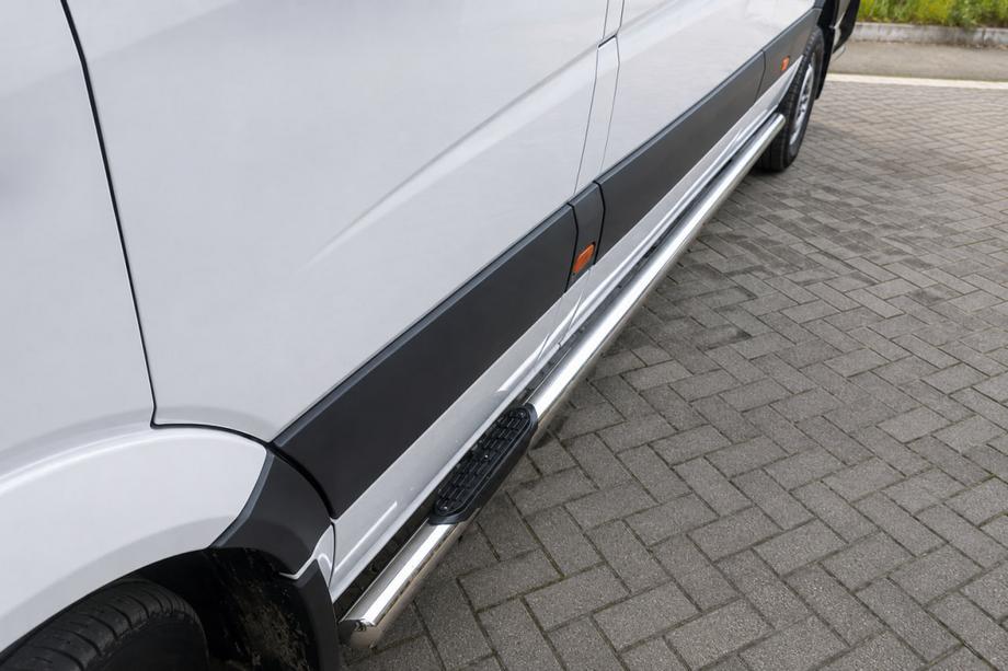 Mercedes Sprinter W906 2006–2018 гг. Боковые трубы (2 шт., нержавейка) Image