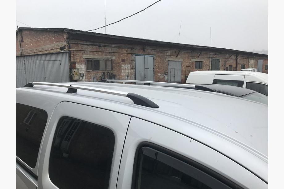 Mercedes Citan 2013-2021 гг. Хромированные Рейлинги Стандартная база, металлические ножки Фото 16