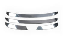 Hyundai Santa Fe 2 2006-2012 гг. Накладки на решетку Нержавеющая сталь (2010-2012, 4 шт.) фото 3