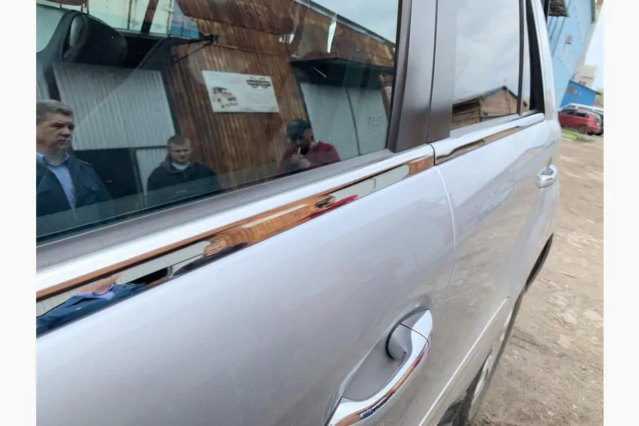 Mercedes ML W164 2005-2011 гг. Наружные молдинги окон нержавейка (4 шт) Carmos - Турецкая Нержавеющая Сталь Фото 3