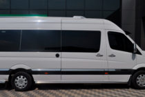 Volkswagen Crafter 2006-2016 гг. Боковые трубы (2 шт., нержавейка) d70, Long/ExtraLong фото 3