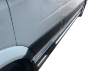 Volkswagen Crafter 2006-2016 гг. Боковые трубы (2 шт., нержавейка) d70, Long/ExtraLong фото 5