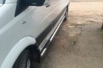 Volkswagen Crafter 2006-2016 гг. Боковые трубы (2 шт., нержавейка) d60, средняя база фото 6