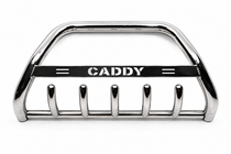 Volkswagen Caddy 2004-2010 гг. Кенгурятник WT003 (нержавейка) 60мм, без надписи фото 3