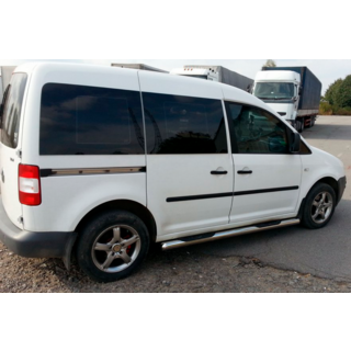 Боковые трубы BB002 (2 шт., нержавейка) фото 1