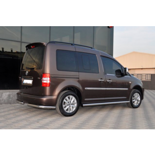 Боковые трубы BB001 (2 шт., нержавейка) фото 3