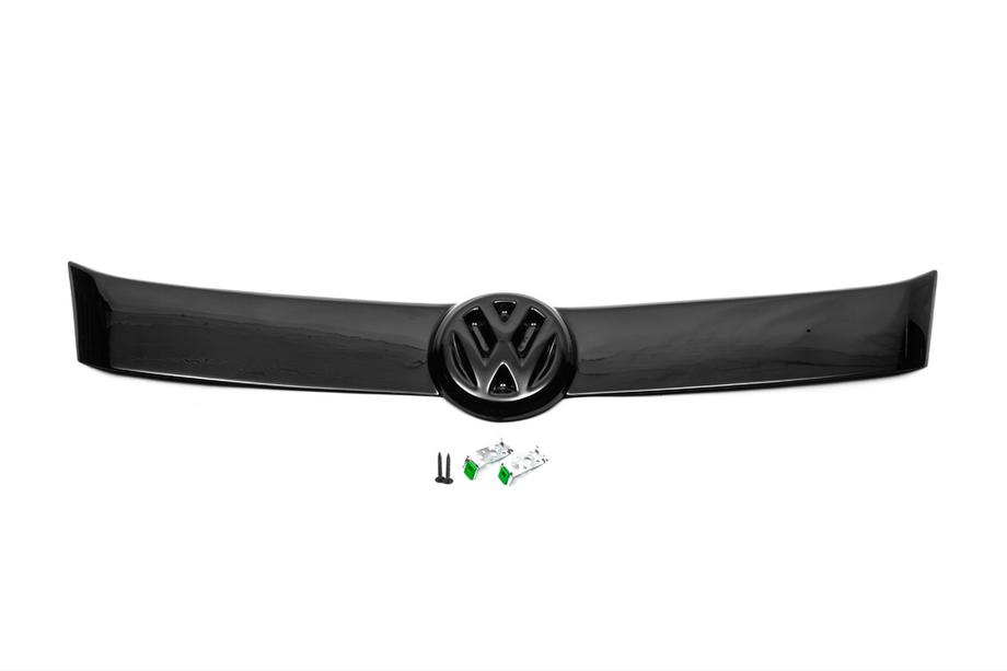 Volkswagen Caddy 2010-2015 гг. Зимняя накладка на решетку радиатора (верхняя) Фото 6