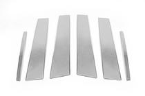 Накладки на дверные стойки из нержавеющей стали (6 шт) фото 3