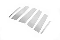 Накладки на дверные стойки из нержавеющей стали (6 шт) фото 4