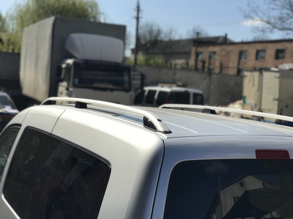 Рейлінги Skyport GREY Стандартна база для Volkswagen Caddy 2015-2020 рр - фото 4