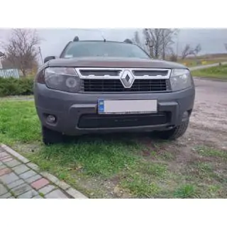 Зимняя нижняя накладка на решетку радиатора Renault Duster 2008–2017 гг. фото 1