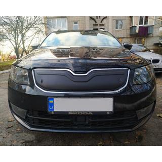 Skoda Octavia A7 Зимняя накладка на решетку (2013-2017)