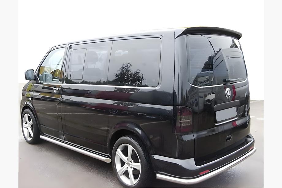 Volkswagen T5 Transporter 2003-2010 гг. Задняя угловая дуга AK005 (нерж. сталь) Фото 1