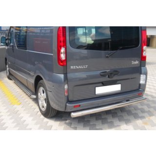 Задняя защита AK002 (нерж. сталь) Nissan Primastar 2002-2014 гг. фото 1