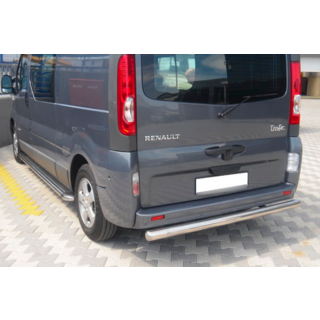 Задняя защита AK002 (нерж. сталь) Nissan Primastar 2002-2014 гг. фото 1