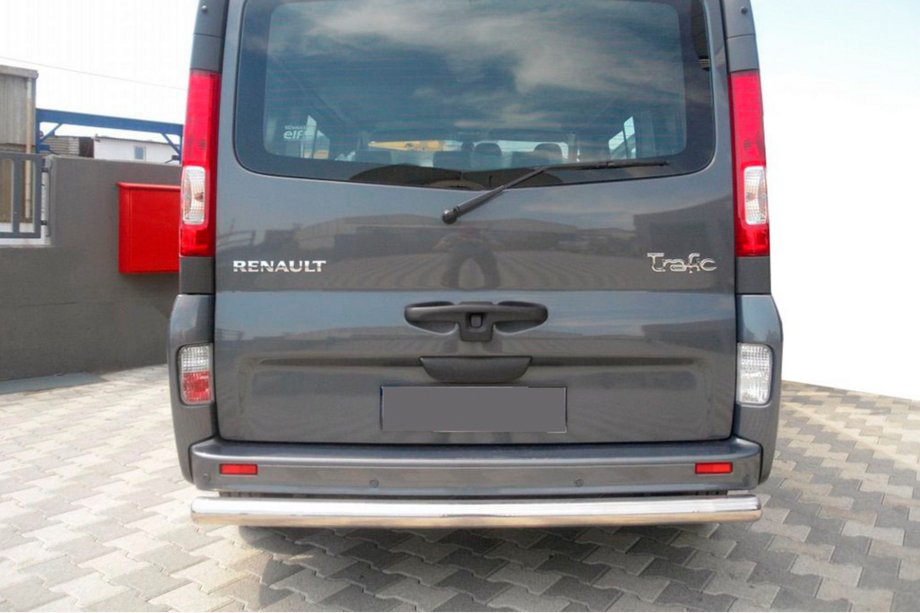Nissan Primastar 2002-2014 гг. Задняя защита AK002 (нерж. сталь) Фото 3