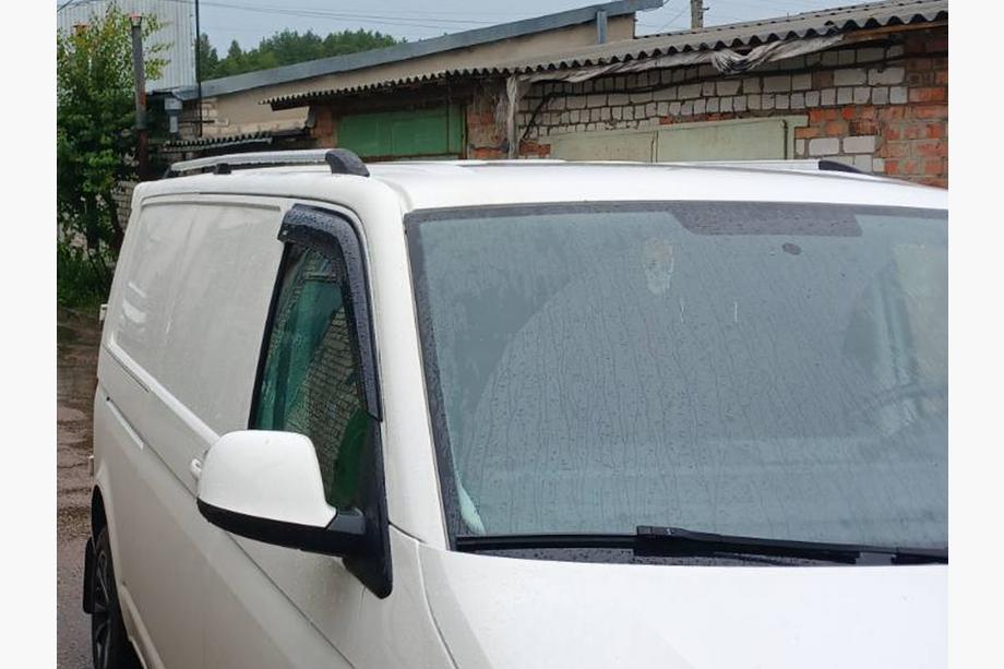 Volkswagen T5 Multivan 2003–2010 гг. Хромированные Рейлинги Фото 4