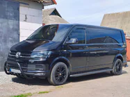 Volkswagen T5 Multivan 2003–2010 гг. Боковые Подножки Premium (2 шт., Нержавейка) 60 мм, длинная база фото 6