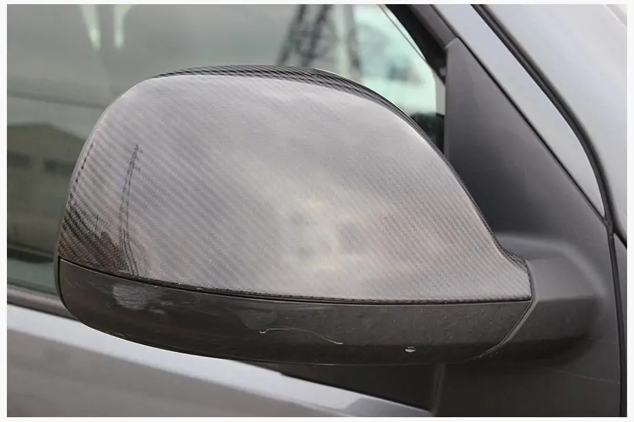 Volkswagen T5 2010-2015 гг. Накладки на Зеркала (2 шт., Карбон) Фото 6