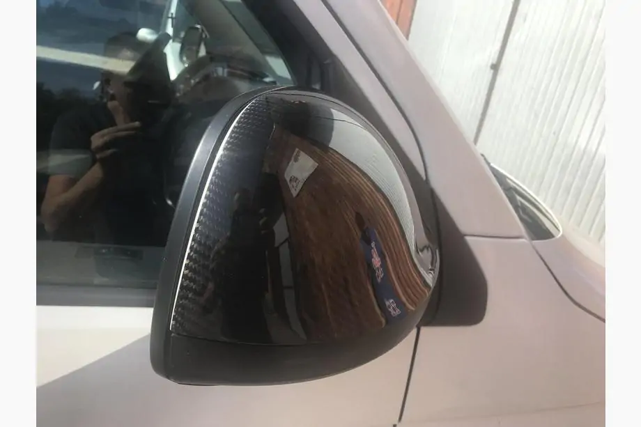 Volkswagen T5 2010-2015 гг. Накладки на Зеркала (2 шт., Карбон) Фото 9