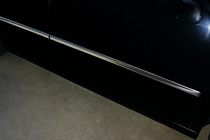 Volkswagen Golf 4 1997-2006 гг. Дверные Молдинги Нержавеющая Сталь (4 шт) OmsaLine - Итальянская Нержавейка фото 1