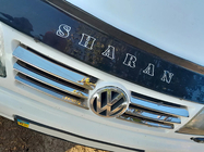 Volkswagen Sharan 1995-2010 гг. Хромированные Накладки на Решетку (Нержавейка) 1995-2000 год, 6 полос фото 1